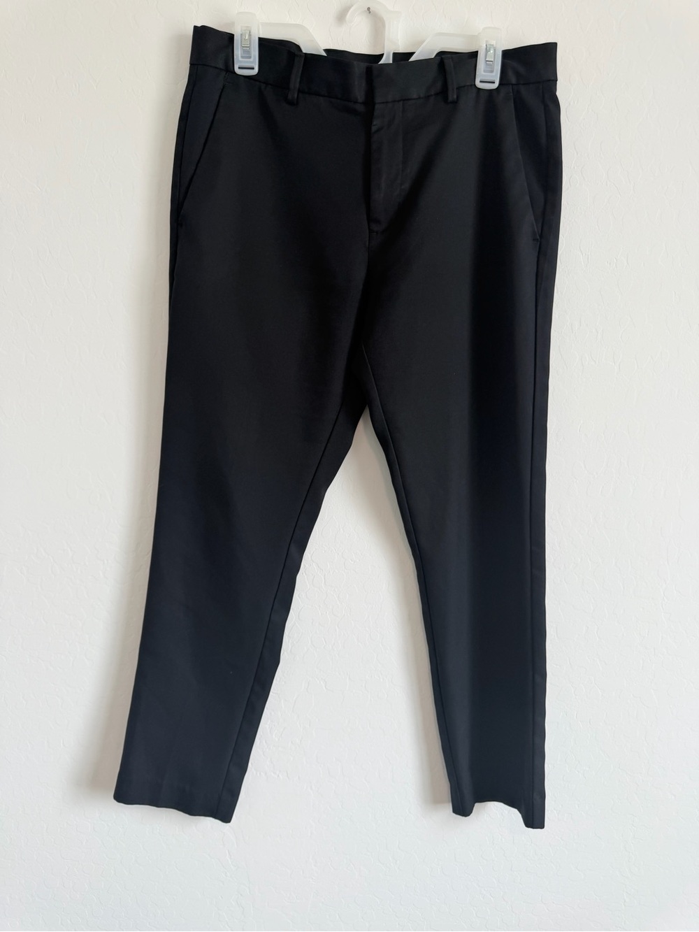 Perry Ellis Slim Black Dress Trousers